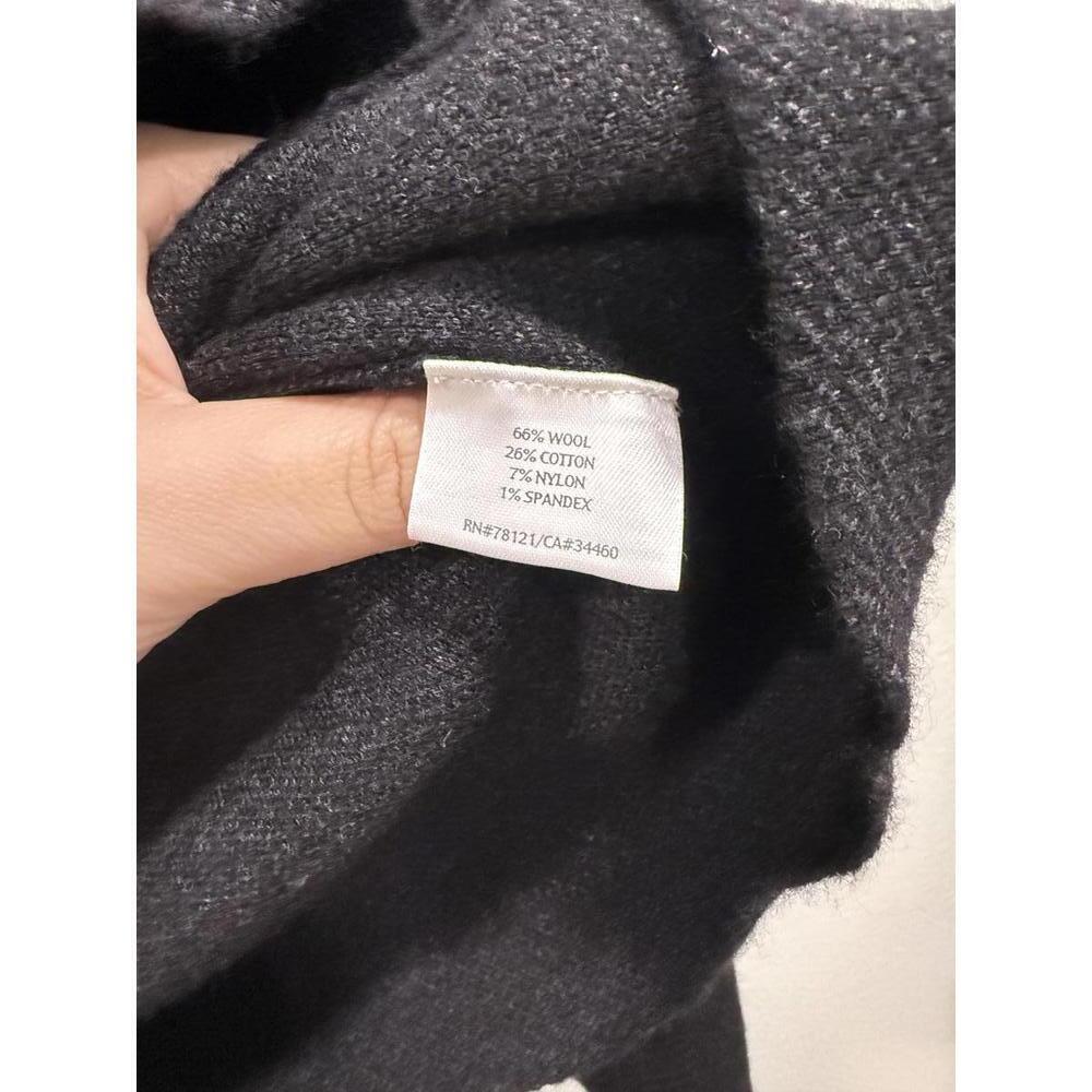 Eileen Fisher Black Wool Blend Cardigan Blazer Jacket, Women's M/L - Picture 6 of 6